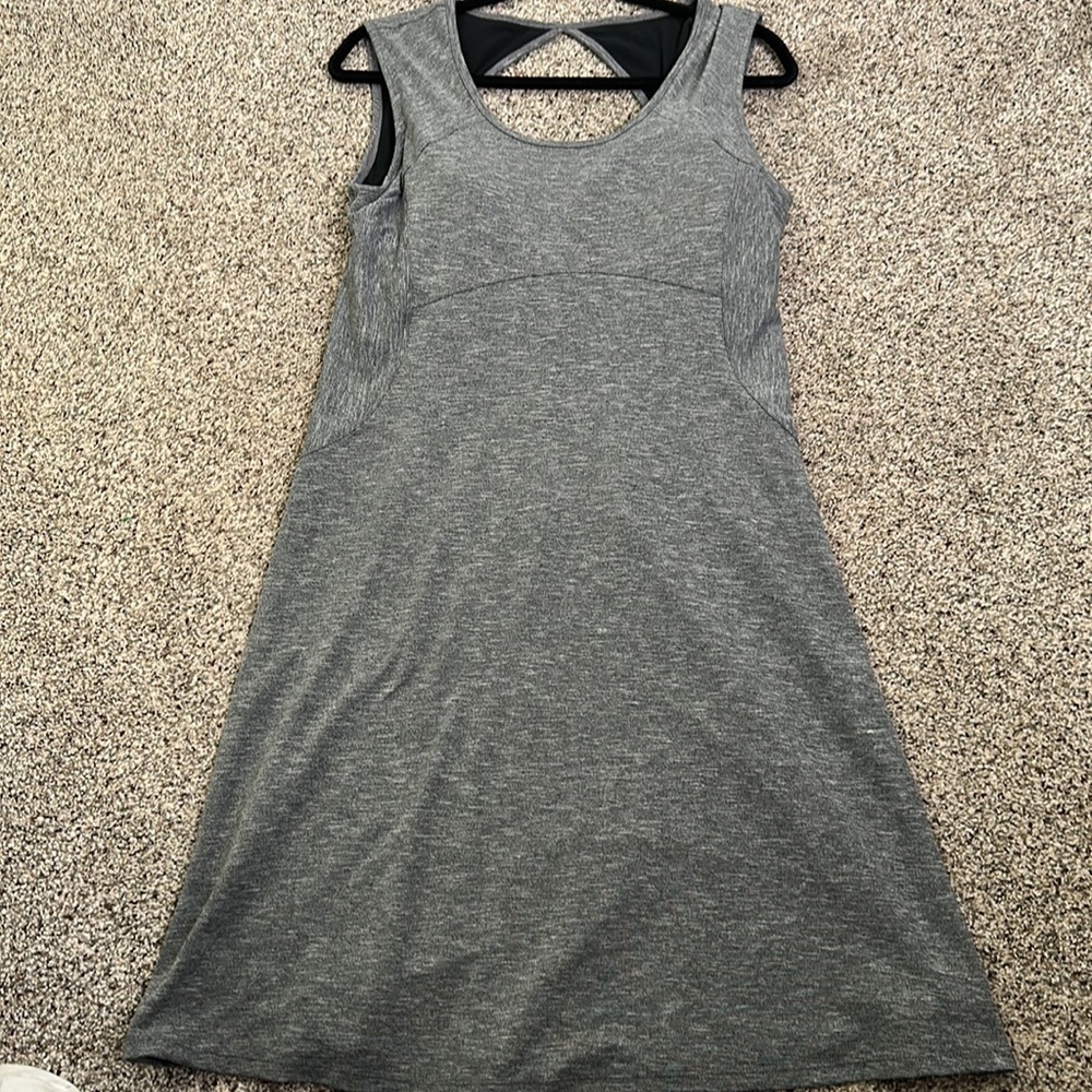 Prana gray mini dress size medium hiking camping - Picture 9 of 12